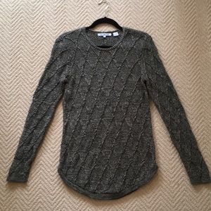 Textured Dark Green Sweater
